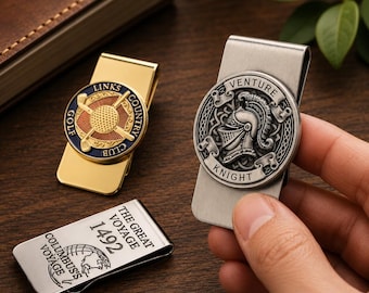 Gepersonaliseerde gegraveerde geldclip, geldclip met eigen naam, cadeau voor bruidsjonkers, geldclip voor bruidsjonkers, cadeau voor echtgenoot, cadeau voor vader