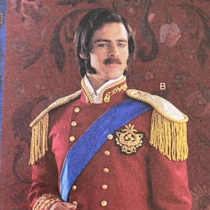 Rare Civil War Inspired Military Uniform Vintage Sewing Pattern Butterick 3723 Men’s 19th Century Tailcoat & Trousers Uncut (FF) Sizes SM–XL