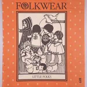 Folkwear 109 Little Folks Schnittmuster - Vintage (1982) & Uncut (FF) - 8 Verschiedene Muster aus 6 verschiedenen Kulturen!