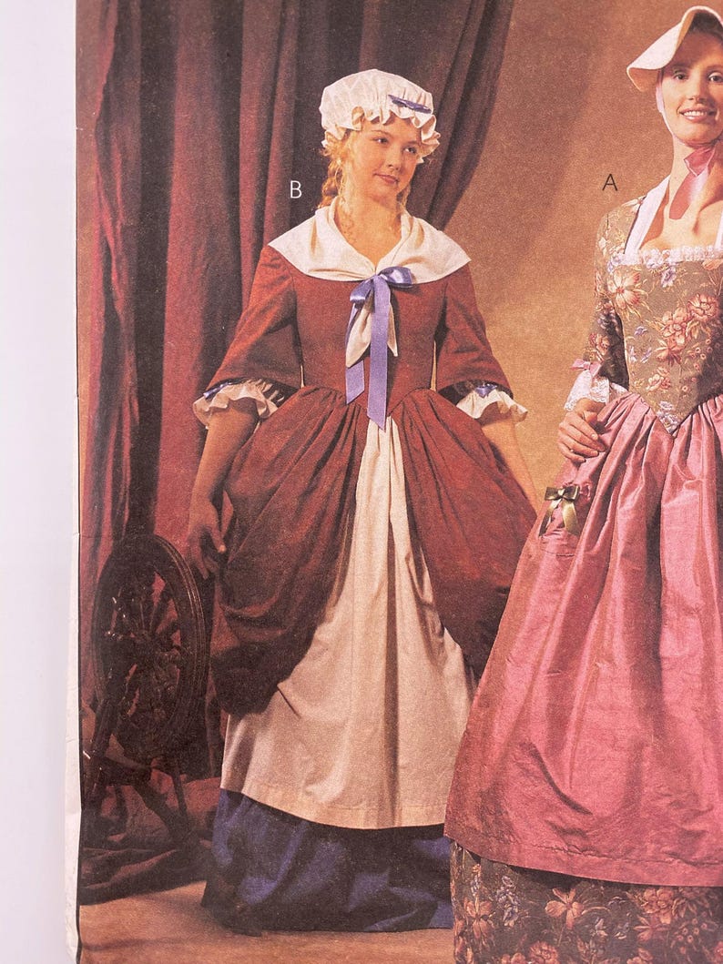 1700s Colonial Dress Vintage Sewing Pattern Mccall’s 2253 - 18th ...
