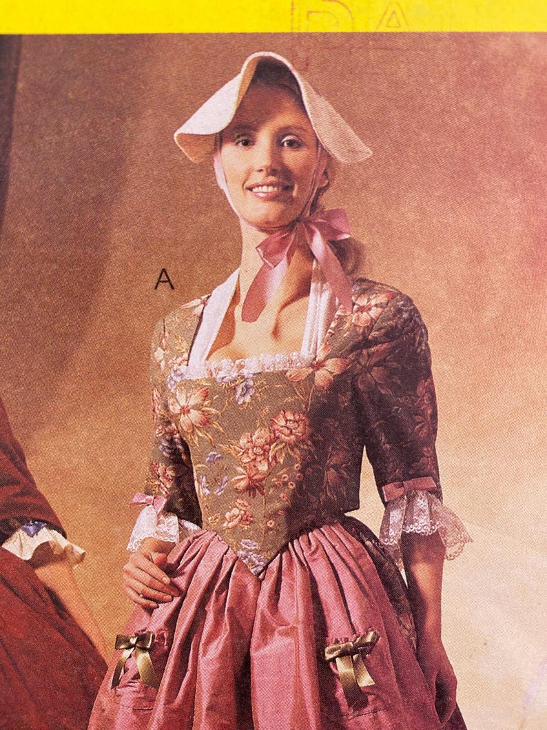 1700s Colonial Dress Vintage Sewing Pattern Mccall’s 2253 - 18th ...