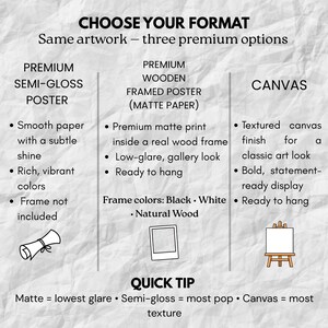 Meteora Greece Poster Vintage Travel Print Monasteries Wall Art Meteora Rock Formations Travel Poster Framed Greek Landmark Gift Home Decor image 3