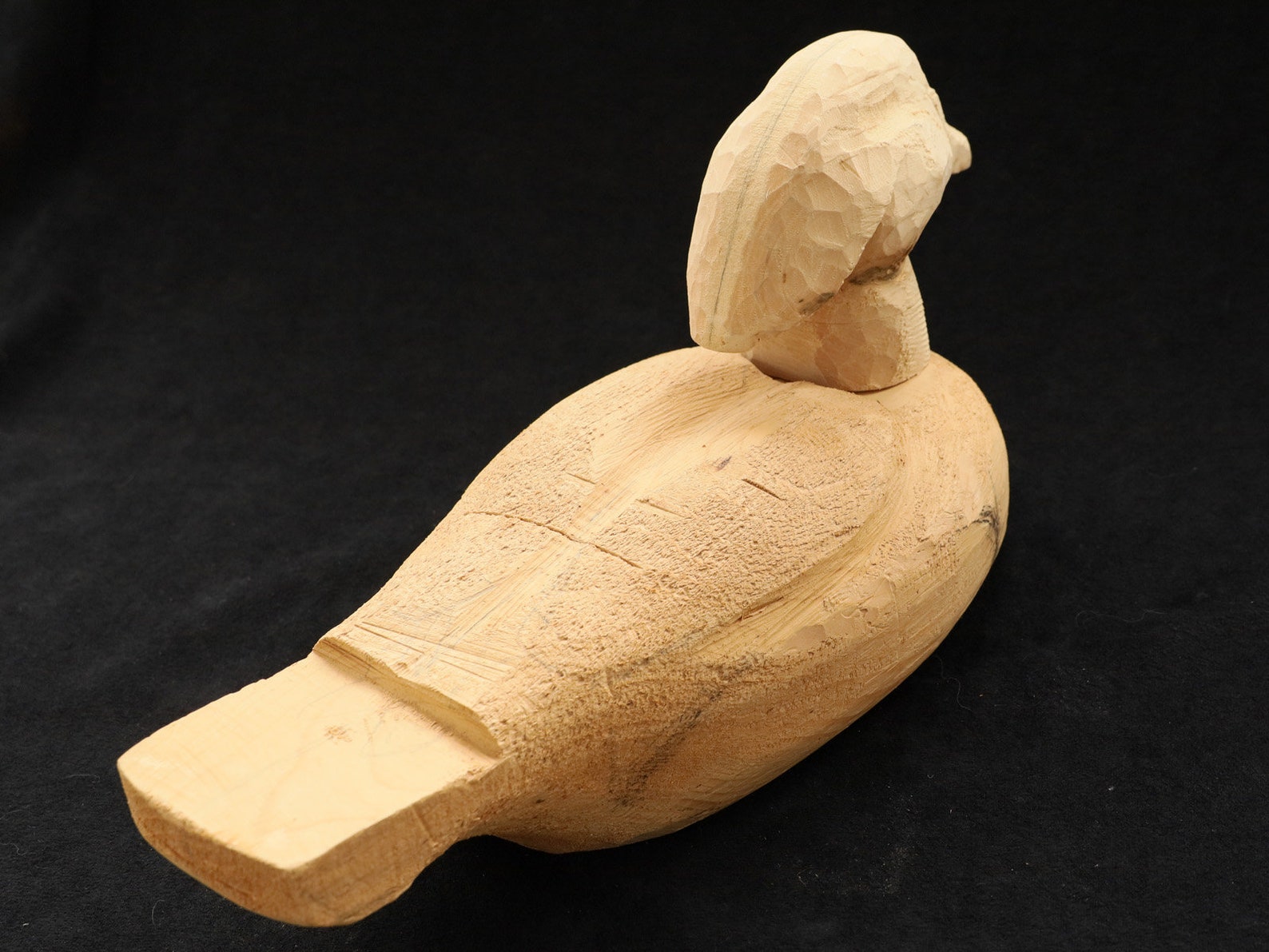 Woodcarving Rough Out Wood Duck Decoy Basswood and pine Blank Etsy