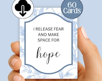 Printable Fertility Affirmation Cards: Manifest Positivity for TTC Journey | 60 Cards (Instant PDF Download)