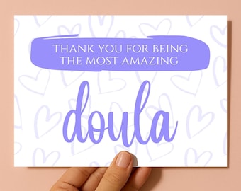 Doula Thank You Card (7x5)