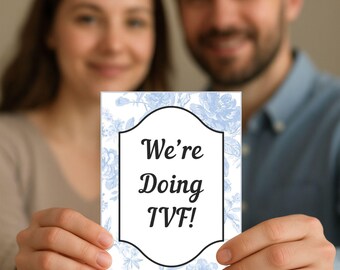 IVF Milestone Cards: Fertility Journey Printable (PDF digital download)