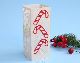 Julpapplykta SVG-mall: DIY Cricut-dekoration (digital nedladdning)