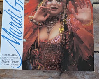 Mardi Gras A Celebration 1981 Vintage Photography Book by Mitchel L Osborne Signed