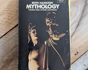 Mythology Edith Hamilton 1958 Vintage Mentor Paperback Timeless Tales of Gods and Heroes
