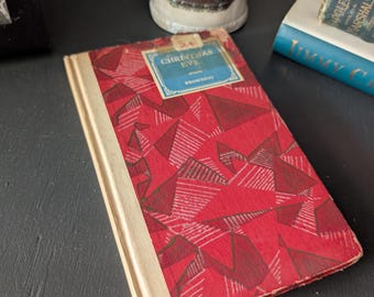 Vintage Christmas Eve Browning Red Hardcover Book