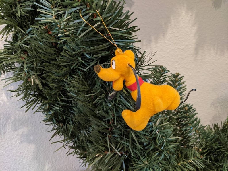 Vintage Pluto Christmas Ornament Vintage Christmas Ornament Christmas Disney Pluto dog
