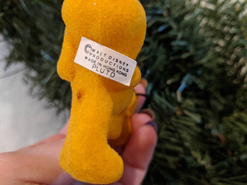 Vintage Pluto Christmas Ornament Vintage Christmas Ornament Christmas Disney Pluto dog