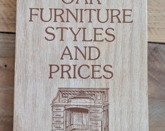 Vintage Oak Furniture Styles and Prices Book 1975 Wallace Homestead Antique Furniture Guide
