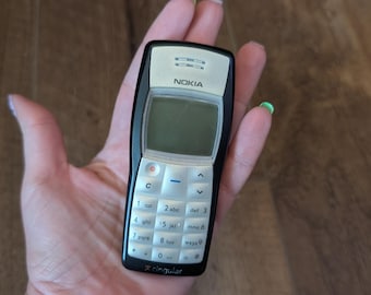 Vintage Nokia Cingular Cell Phone Early 2000s Retro Mobile Prop or Collectible