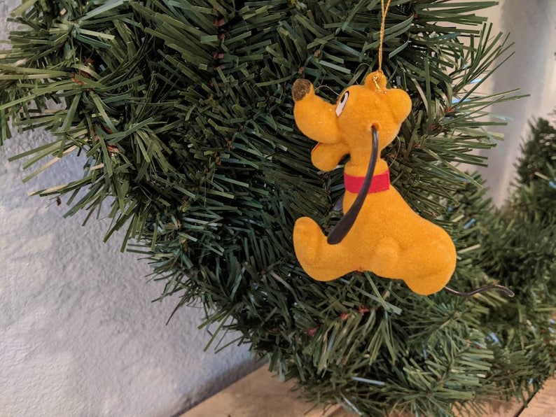 Vintage Pluto Christmas Ornament Vintage Christmas Ornament Christmas Disney Pluto dog