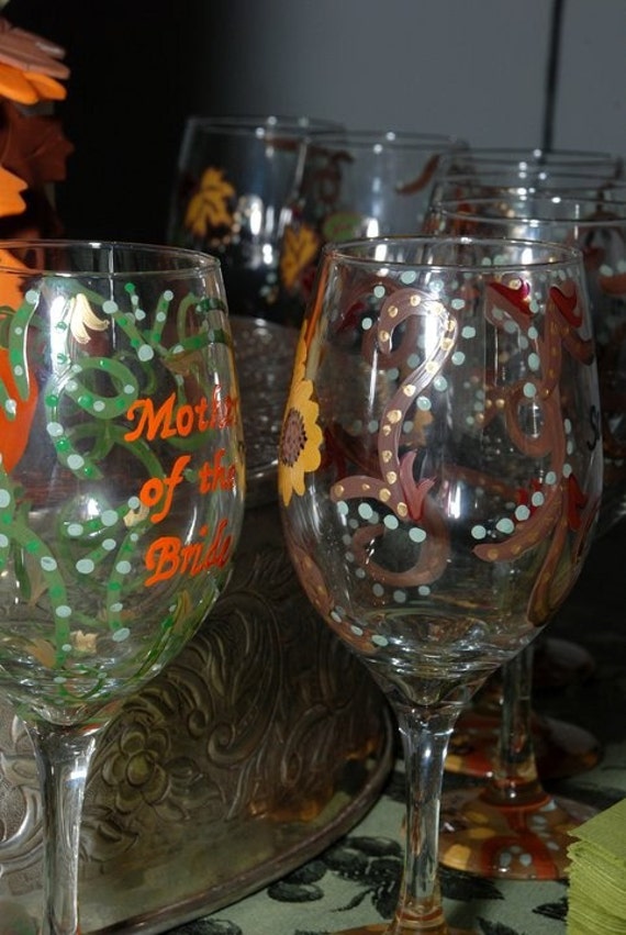 Mother of the Bride Wine Glass