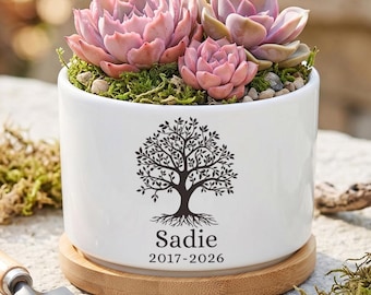 Maceta conmemorativa personalizada para mascotas, regalo personalizado para recordar a una mascota fallecida, maceta conmemorativa, regalo de condolencia por la pérdida de una mascota, monumento personalizado para perros, regalo de recuerdo
