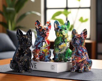 Tirelire Bouledogue Français En Céramique Noire - Décoration Laure Terrier - Hauteur 17 Cm - Idéale Pour Cadeau Ou épargne - 8