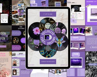 Musician Instagram Templates | Editable Canva Social Media Pack