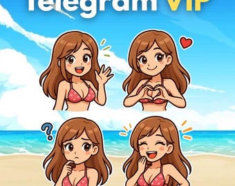 VIP Telegram FULL (120) Sticker Pack