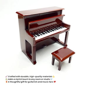 Exclusive Handmade Miniature Piano – Musical Instrument Display – Collector Decor