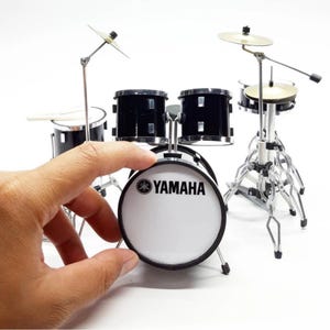 Star Plus-drumset miniatuur – schaal 1:12 – handgemaakt muziekdisplay cadeau voor verzamelaars