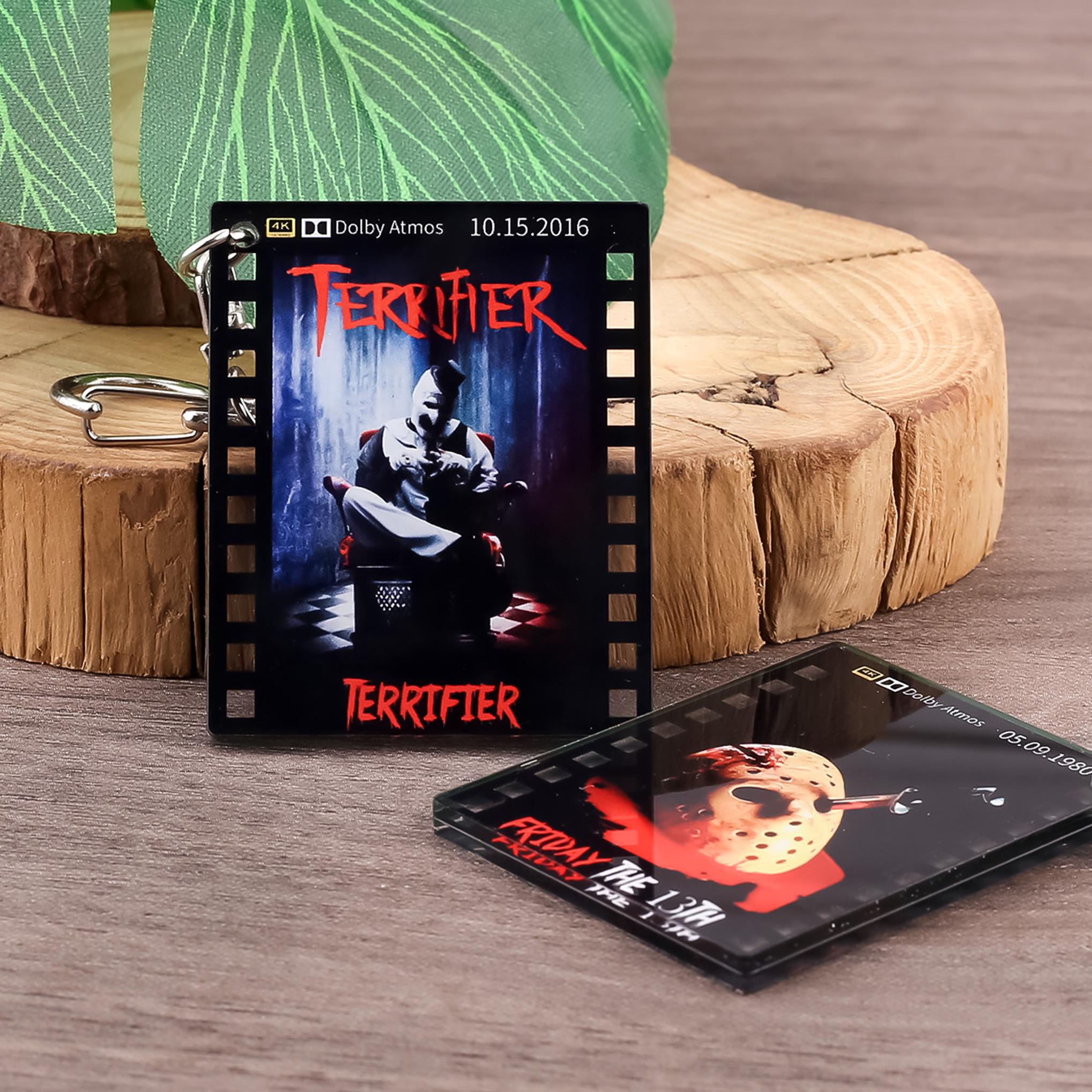 Personalized Movie Keychains, Custom Horror Film Key Chain, Novelty 80s ...