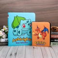 Personalized Pokemon Card Binder, Custom Pokémon Card Holder, Leather Zipper Trading Cards Binder, Pokemon Gift, Birthday Gift, Boy Gifts