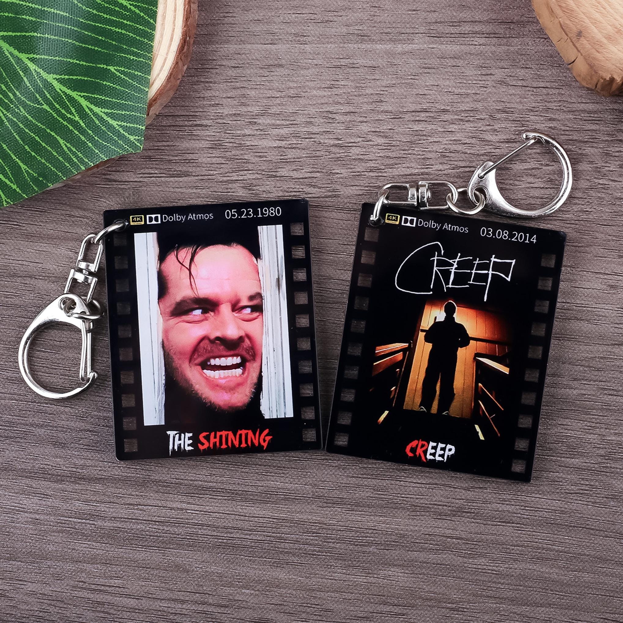 Personalized Movie Keychains, Custom Horror Film Key Chain, Novelty 80s ...