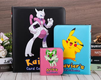 pokemon mini binder with cards 2-Pocket Mini Cards Binder for Pokemon Cards Fit 80 Pcs Cards – Zelda Cards main image 0