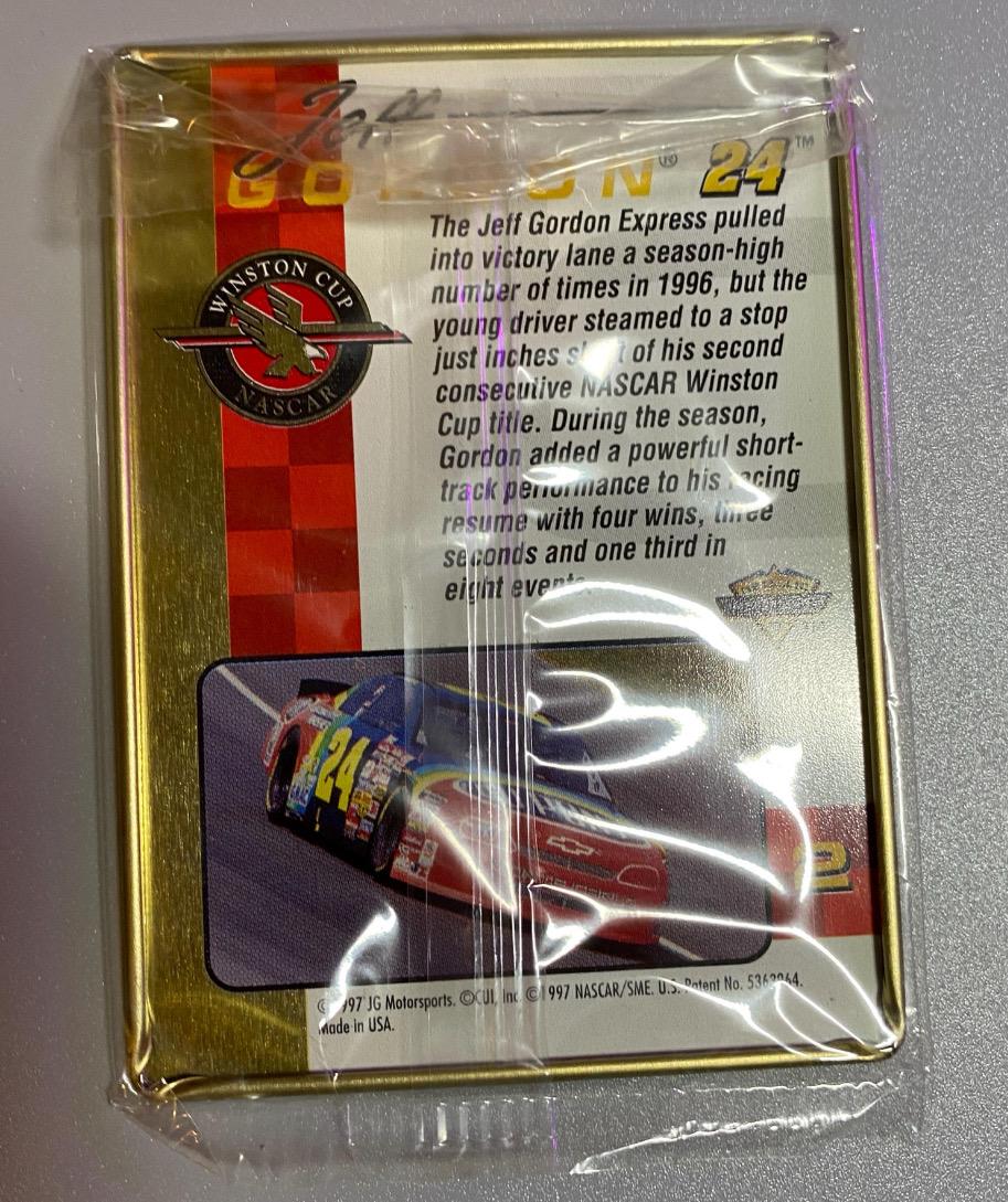 1996 NASCAR Winston Cup Top Five Drivers Tin Set – Jeff Gordon