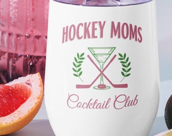 Hockey Mom Weinbecher: Rinkside Cocktail Club Trinkgefäß