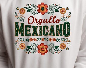 Orgullo Mexicano PNG, Hispanic Heritage PNG, Mexican Pride Sublimation, Mexico Independence Day Shirt PNG, Cinco de Mayo Digital Download