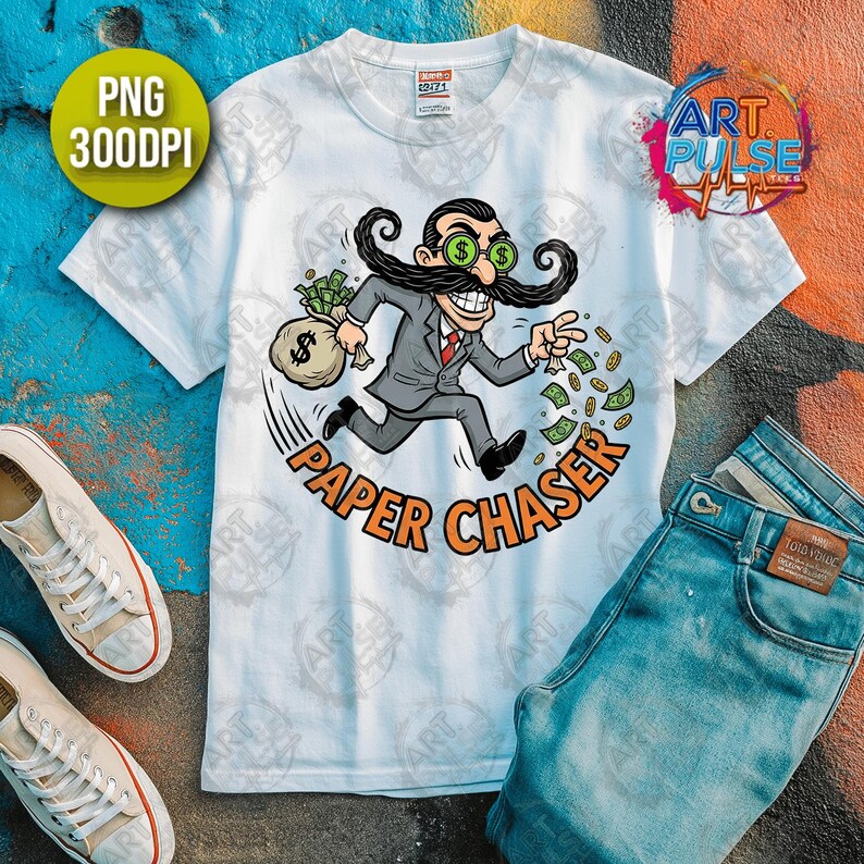 Script Chaser Randy Funny Paper Chaser PNG Clipart: Funny Money Man Hustle Design Sublimation ...