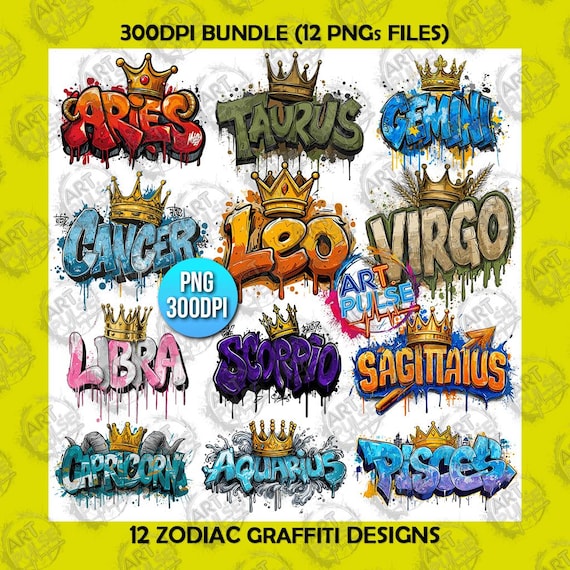 Horoscope Sublimation Designs