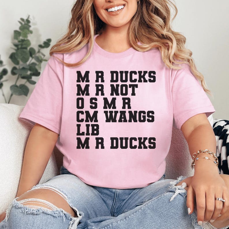 Funny M R Duck T-shirt M R Ducks M R Not O S M R CM Wangs Lib M R Ducks ...