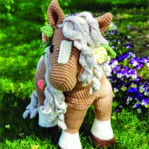 Horse Crochet Pattern Amigurumi PDF | Magical Toy Horse Digital Download CR025