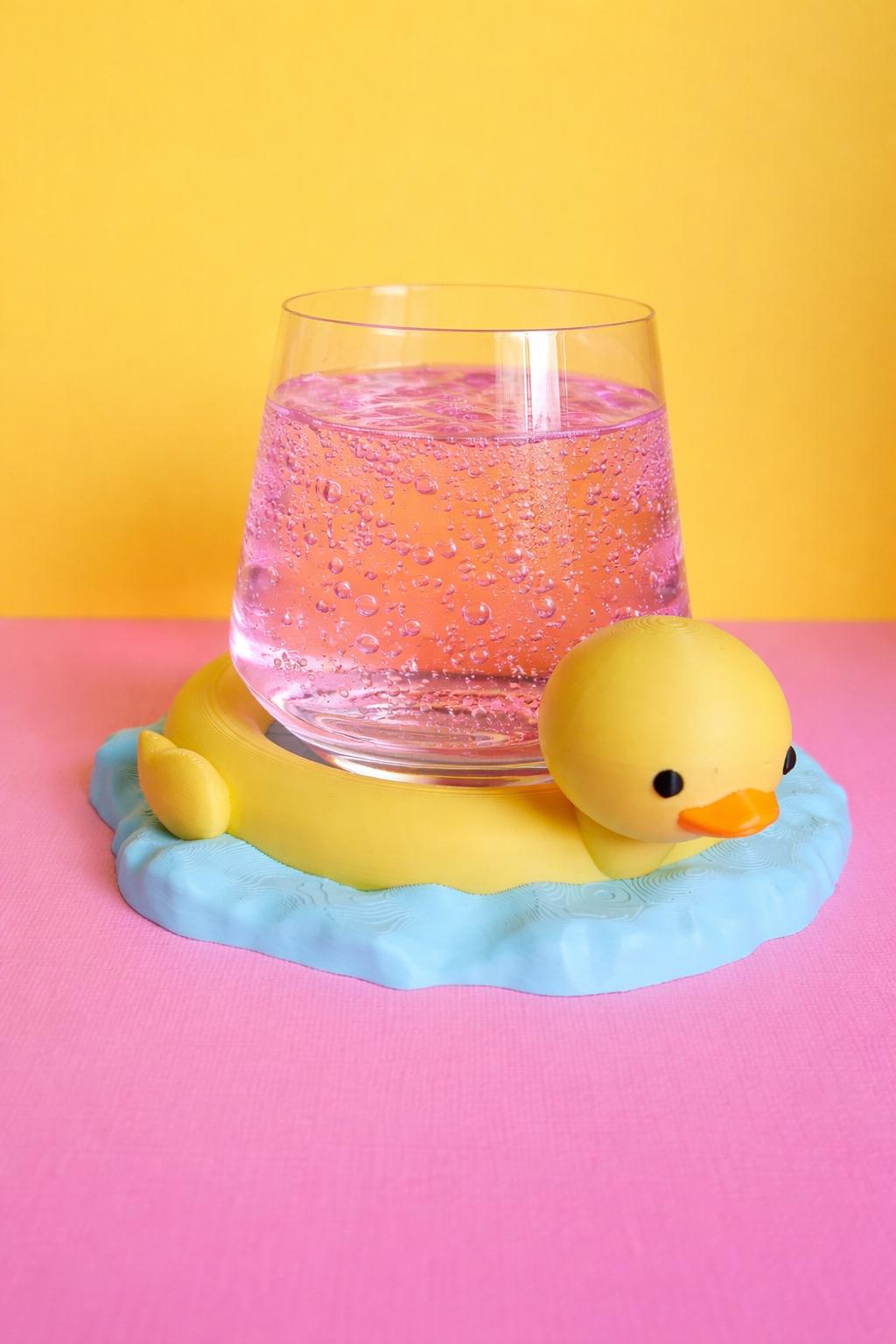 Duck Floaty Drink Coaster - Etsy