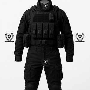 Black Tactical Uniform Set