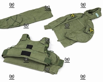 Stalker Sunrise Inspired Tactical Suit Set | Post-Apocalyptic Survival Outfit | Zone Explorer Cosplay Costume