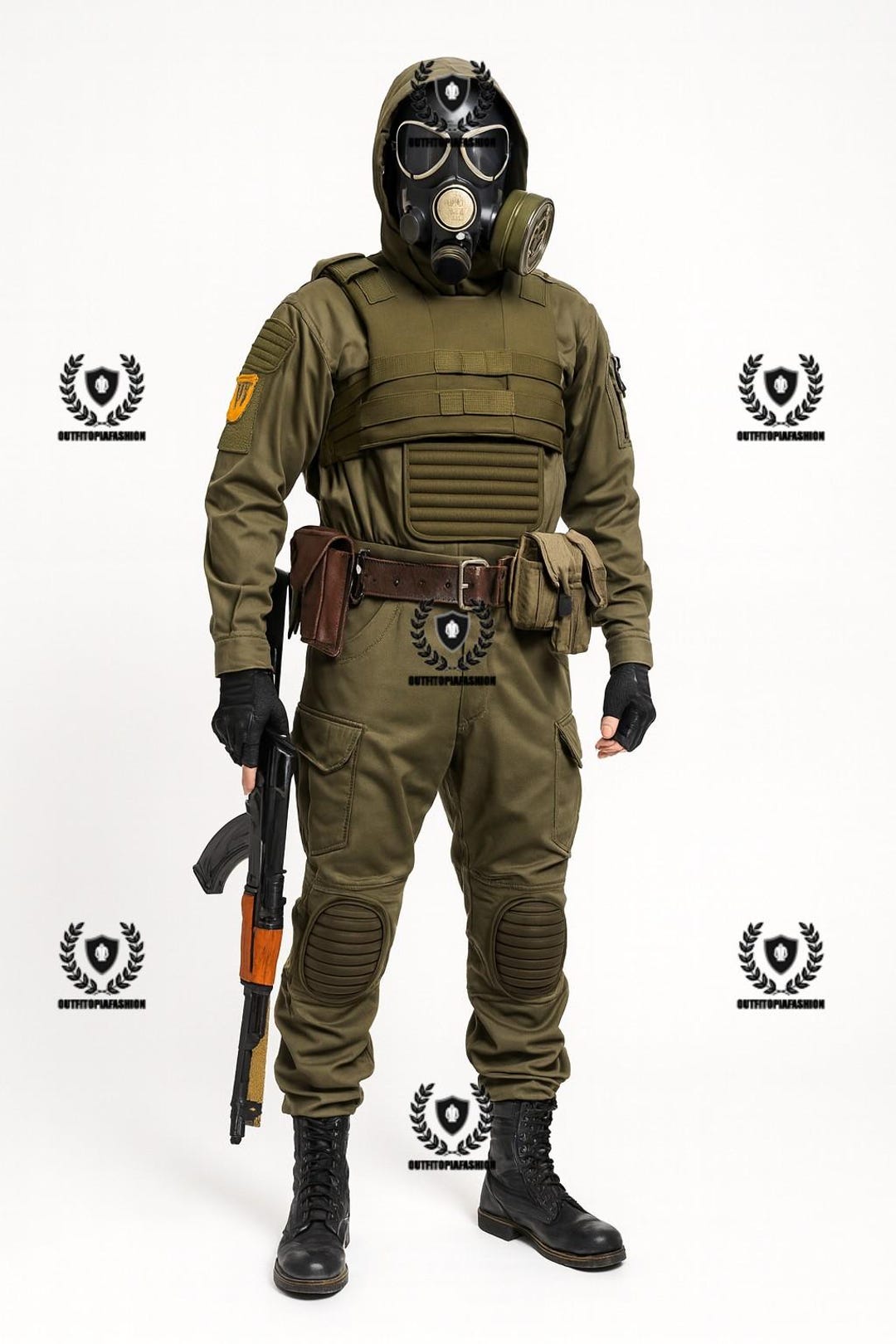 Zone Stalker Tactical Jumpsuit Combat Canvas Suit With Leather Gear Etsy zone-stalker-tactical-jumpsuit-combat-canvas-suit-with-leather-gear-etsy