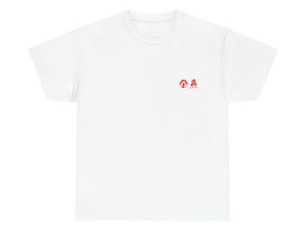 Japanese Goldfish T-Shirt | Kanji "Kingyo" Front, Artistic Goldfish & Sakura Wave Design Back | Japanese Art Tee