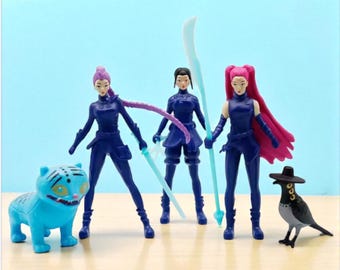 ハンターズアクションフィギュアセット、アニメスタイル - Etsy 日本