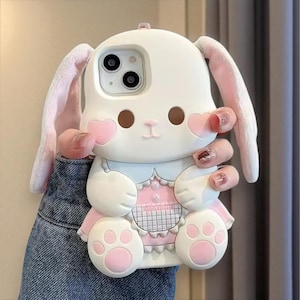 Plush Phone Case,Cute Phone Case iphone 14 Pro,Gift For Friend