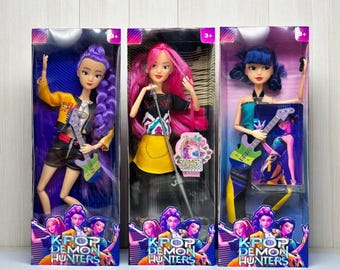 Kpop Rumi Mira Zoey Figures, Demon Hunter Action Toys, Doll Gifts For Kids