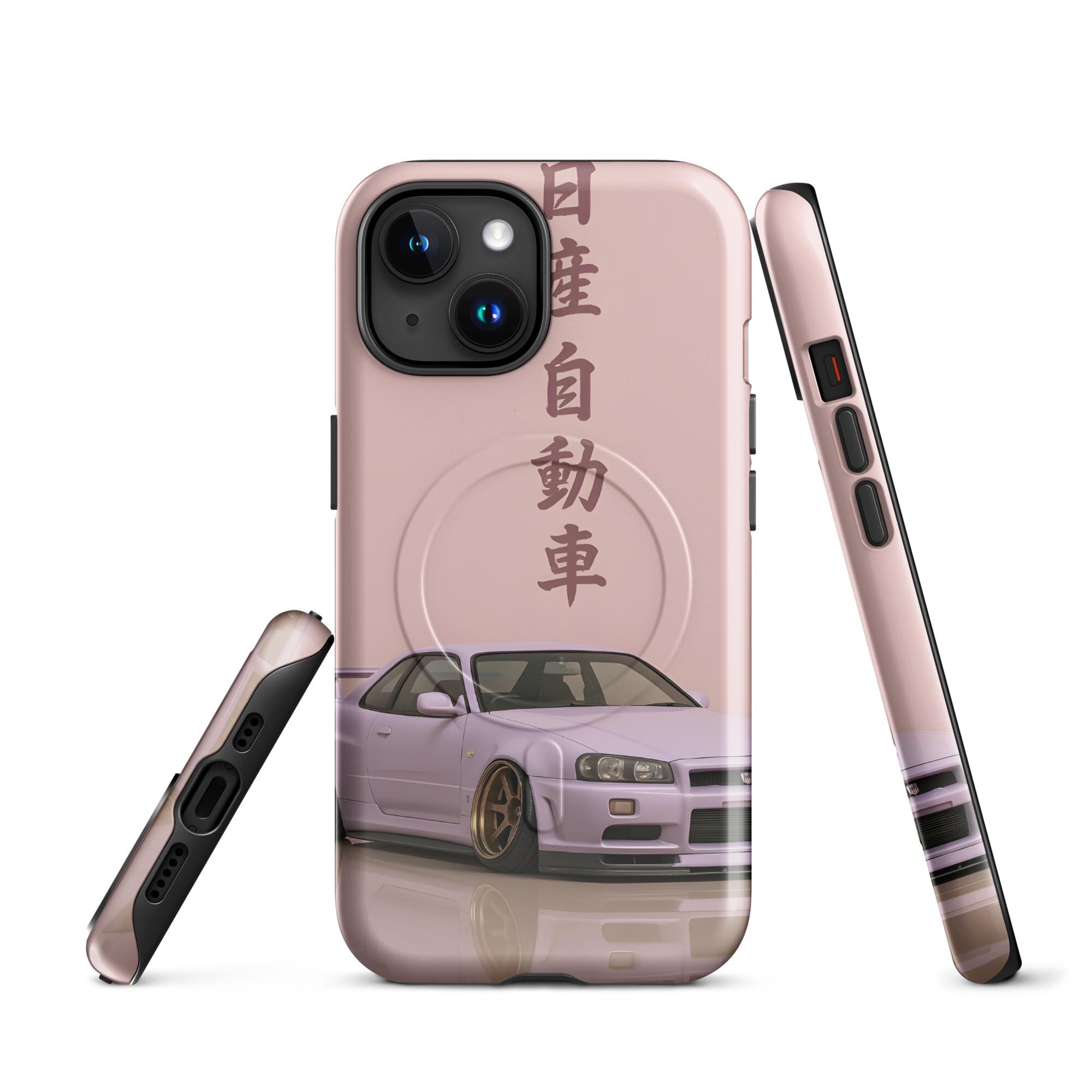 R34 GTR Nissan Skyline Magsafe iPhone Case – JDM Car Case