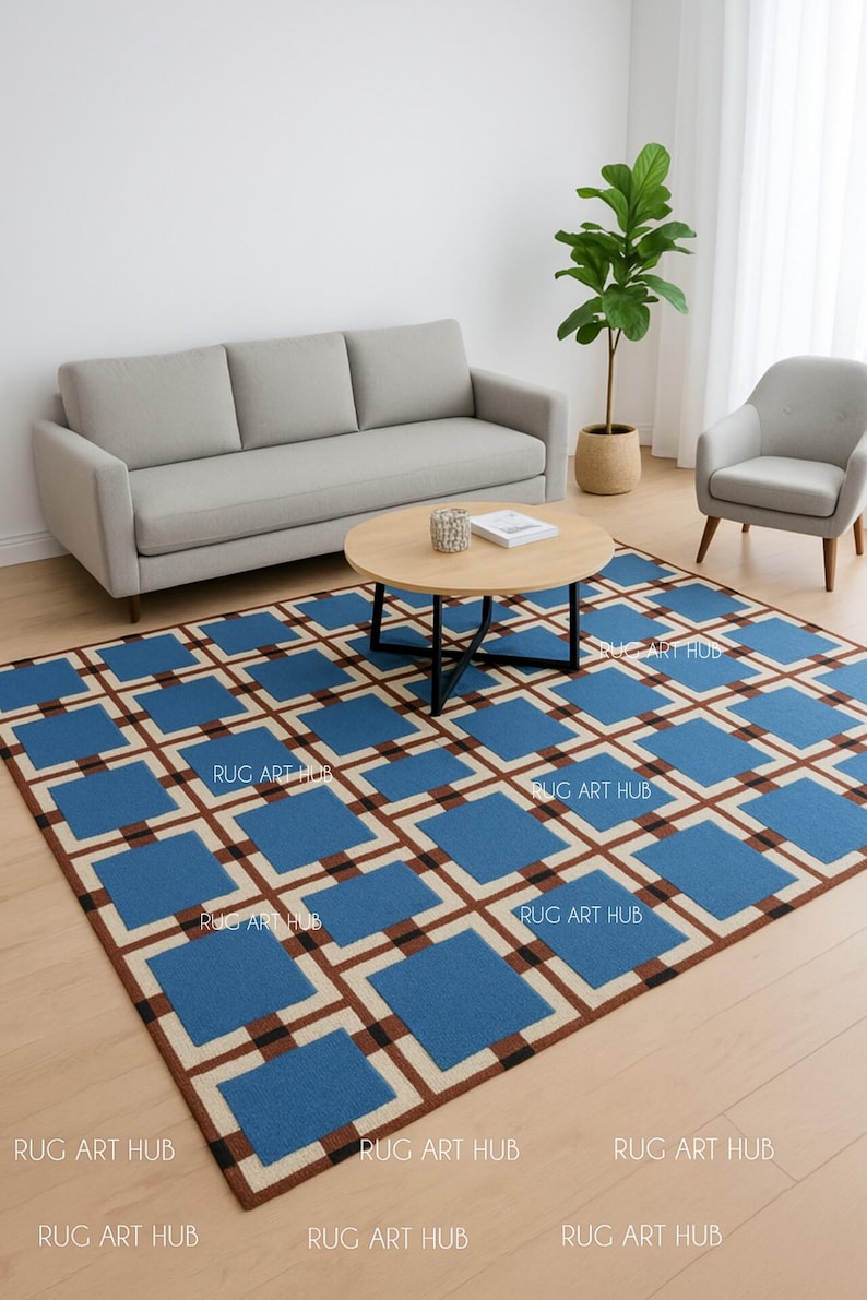 Matilda Goad Rug Matilda Goad Plaid Hand Tufted Rug Luxurious Designer Large Area Rug ...