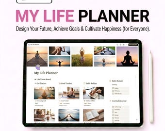 Ultimate MY Life Planner Notion Template: 2026 Dashboard (Digital Download)