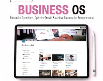 Business OS Notion Template | All-in-One Business Management System