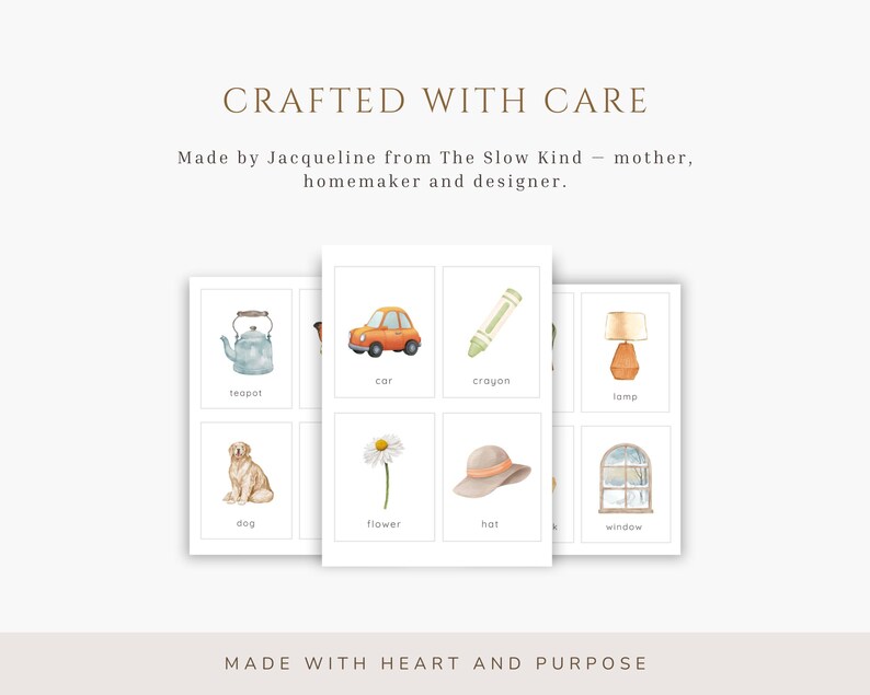 First Word Cards for Toddlers – Printable Vocabulary Flashcards image 8